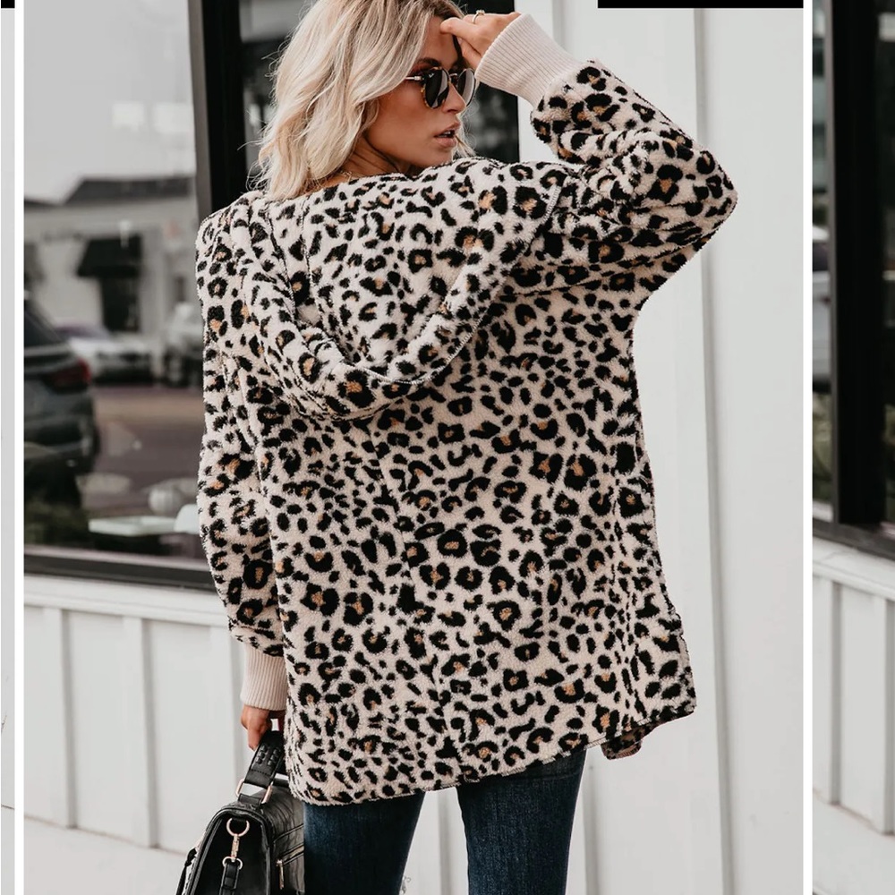 NINE LIVES POCKETED LEOPARD CARDIGAN 🐆❤️